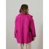 Manteau laine et cachemire - Fushia - Maison Rabih Kayrouz