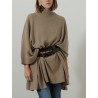 Ceinture longue en cuir - Chocolat -- Max Mara