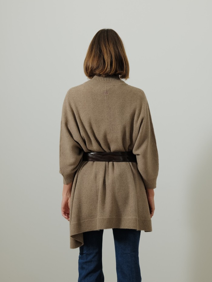 Ceinture longue en cuir - Chocolat -- Max Mara