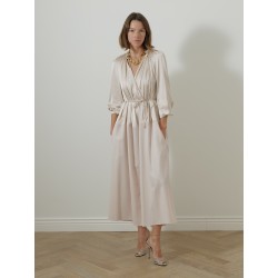 Robe longue fluide - Rose pâle - Maison Rabih kayrouz