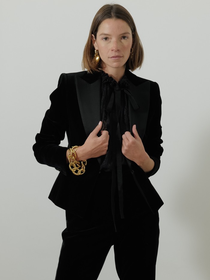 Veste smocking en velours - Eolie - Max Mara