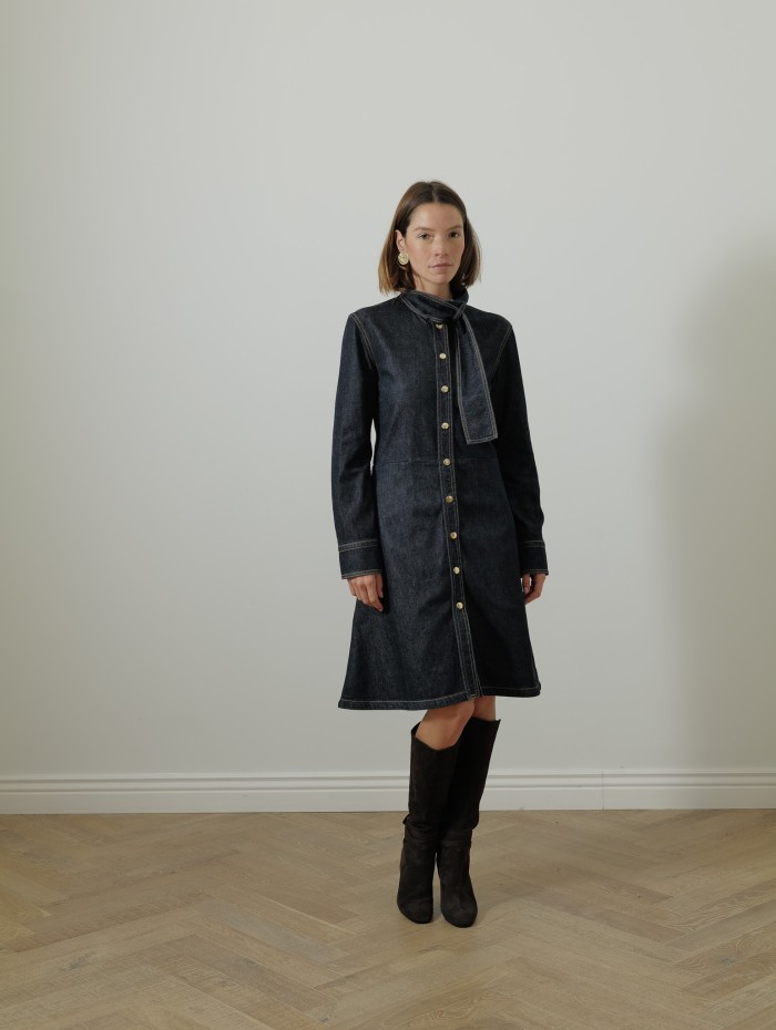 Robe en denim - Ascot - Patou