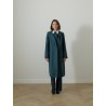 Manteau laine et cachemire - Vert - Maison Rabih Kayrouz