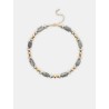 COLLIER ATHENA PERLE GRISE