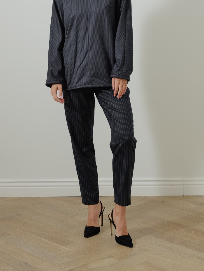 Pantalon en laine - Larges rayures - Maison Rabih kayrouz