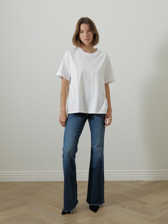 T-shirt coton organique - Blanc - Majestic Filatures