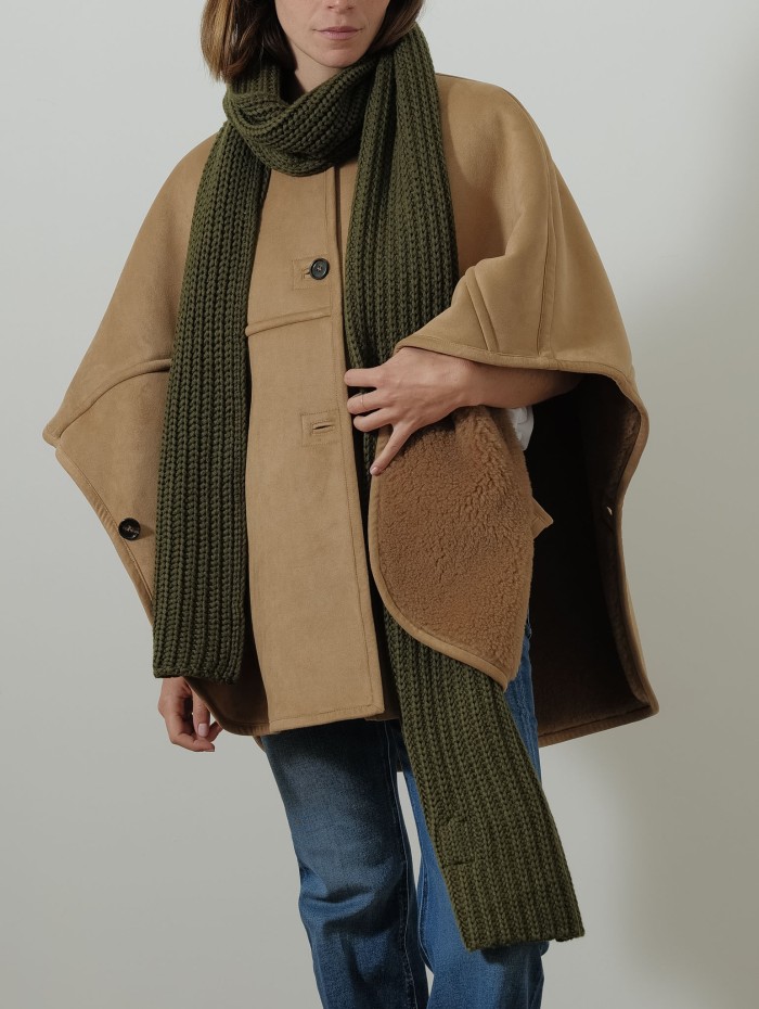 Écharpe longue maille - Kaki - Mackage