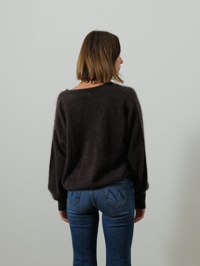 Pull col v - Alpaga - Majestic Filatures