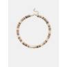Collier rondelle - Camel bois - Sigal
