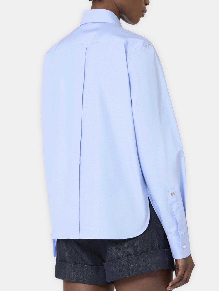 Chemise bleue en coton - Maroso - Max Mara