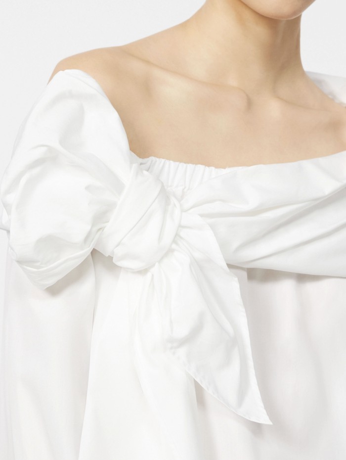 Chemisier blanc en coton - Curvone - Max Mara