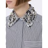 Chemise noire et blanche à rayures - Quagga - Max Mara