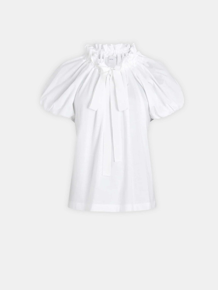 Haut en coton - Blanc - patou