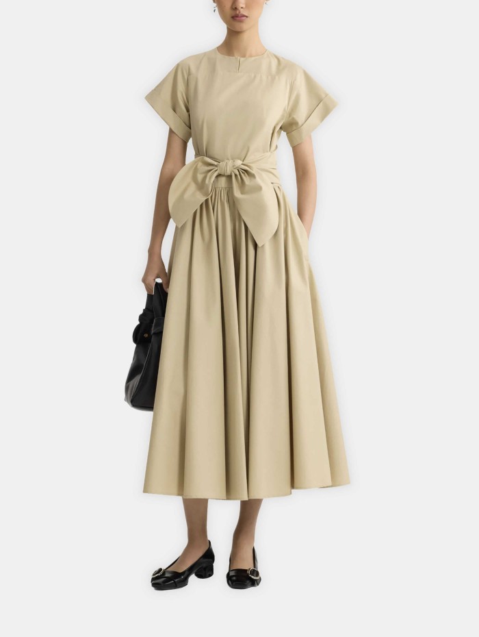 Robe midi nouée - Safari - Patou