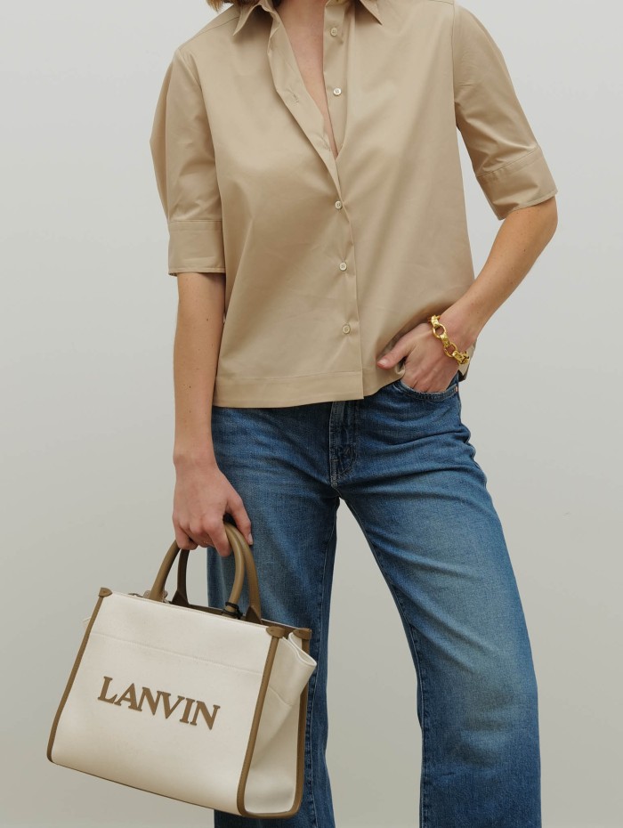 Chemise manche 3/4 - Sable - 26 Avenue