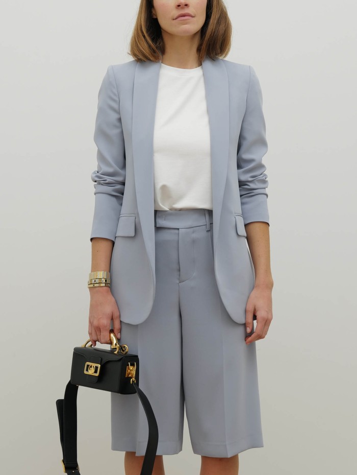 Bermuda bleu gris fluide – 26 Avenue