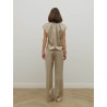 Pantalon fluide satin sable – 26 Avenue
