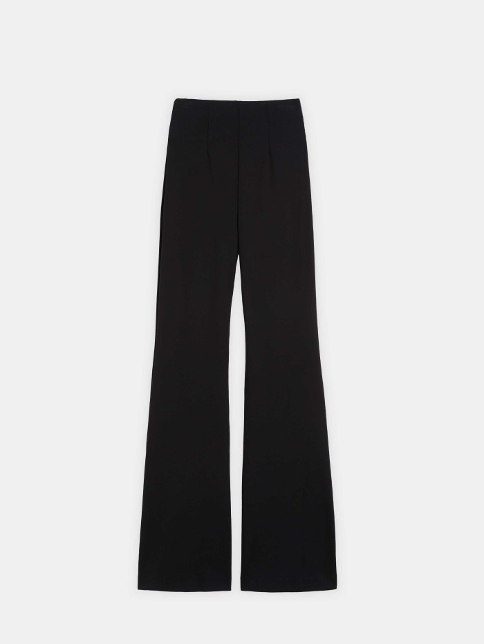 Pantalon évasé en jersey - Spxgettone - Max Mara