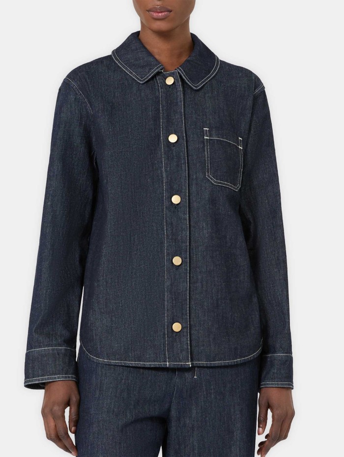 Chemise en denim de coton - Smmenfasi - Max Mara
