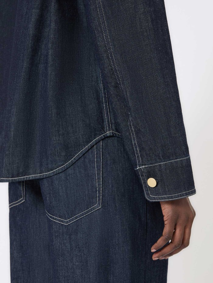 Chemise en denim de coton - Smmenfasi - Max Mara