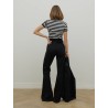 Pantalon évasé en jersey - Spxgettone - Max Mara