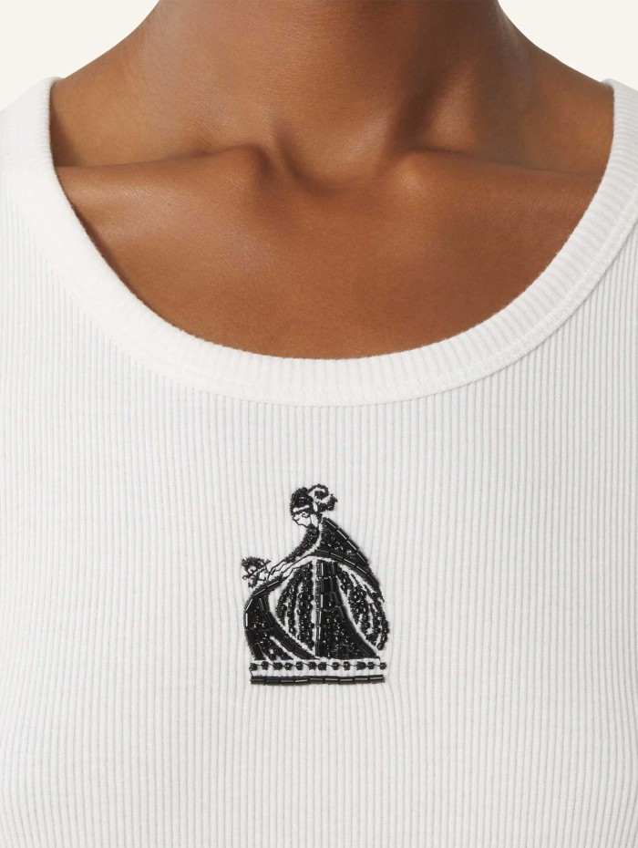 Débardeur côtelé - La mère et l'enfant - Lanvin