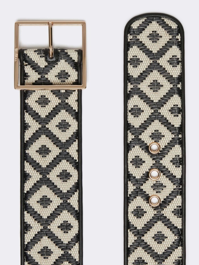 Ceinture en tissu effet raphia - Mxapalato - Max Mara