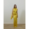 Robe longue en satin - Scarf long dress - Lanvin