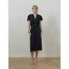 Robe col V navy - Kate - 26 Avenue