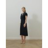 Robe col V navy - Kate - 26 Avenue