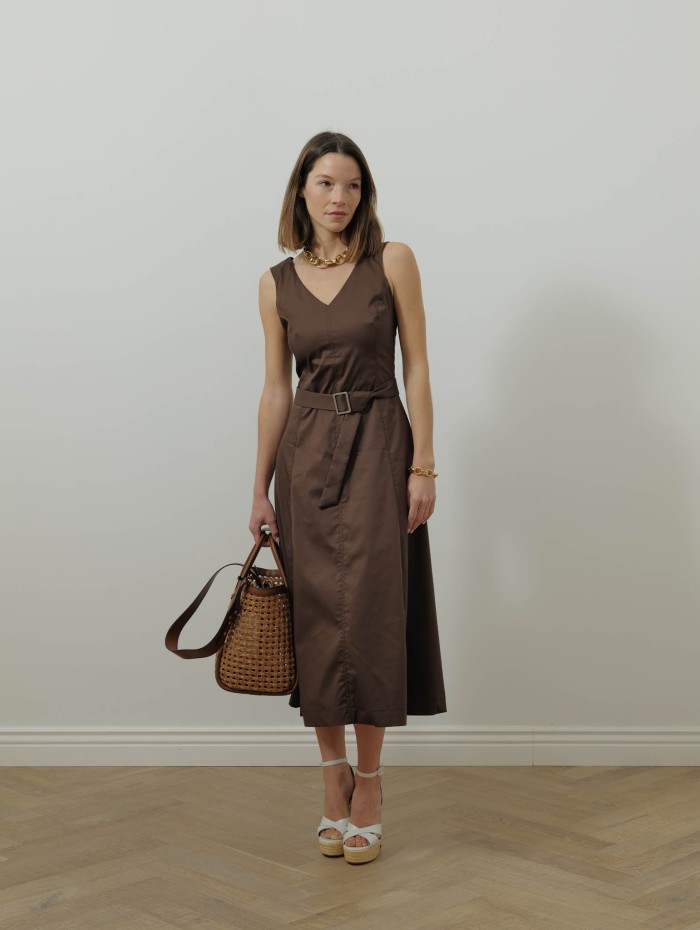 Robe col v sans manche -  Lara - 26 Avenue