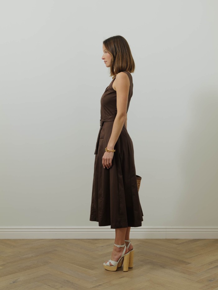 Robe col v sans manche -  Lara - 26 Avenue