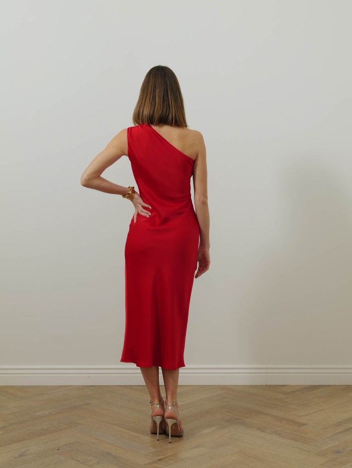 Robe asymétrique rouge - Mssentrata - Max Mara