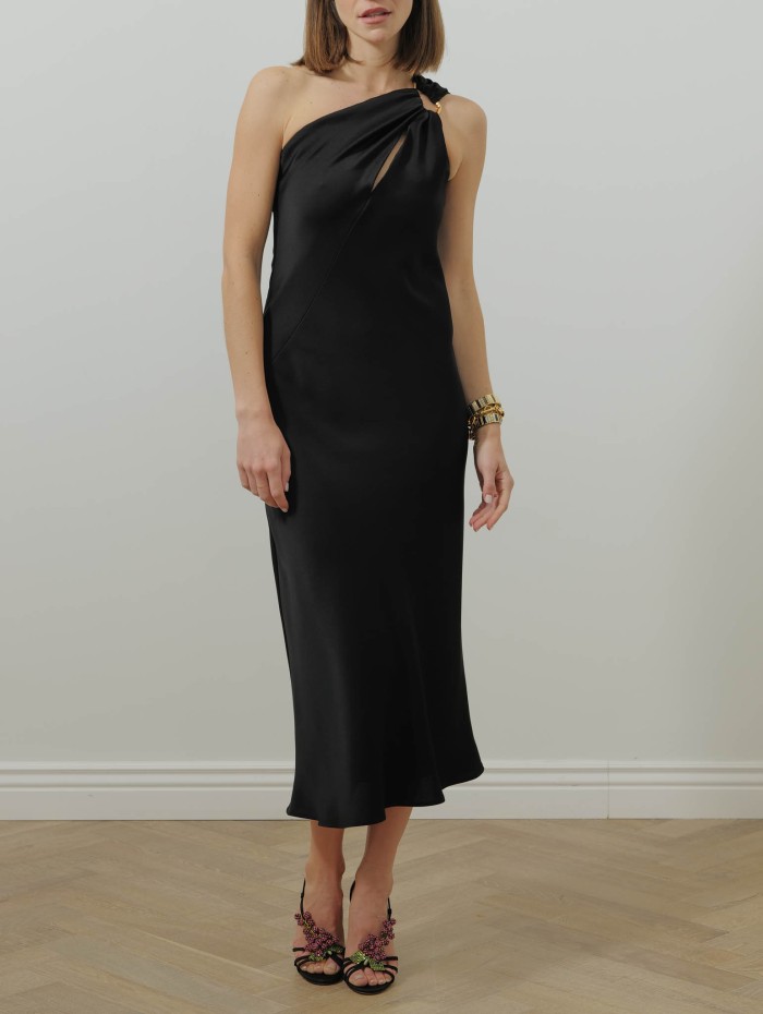 Robe asymétrique noire - Mssentrata - Max mara