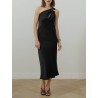 Robe asymétrique noire - Mssentrata - Max mara