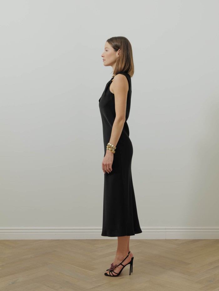 Robe asymétrique noire - Mssentrata - Max mara