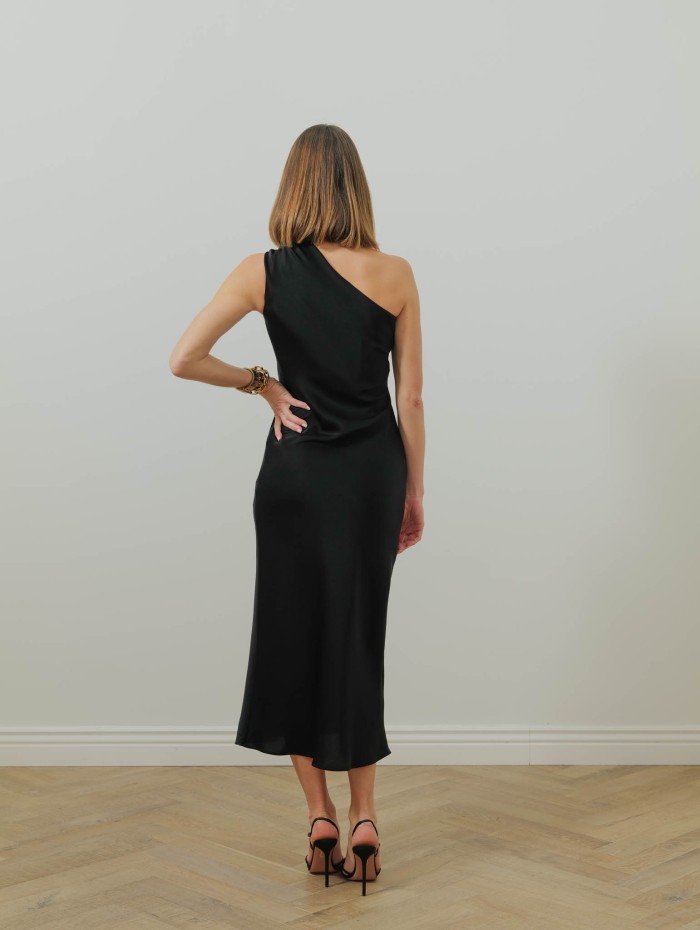 Robe asymétrique noire - Mssentrata - Max mara