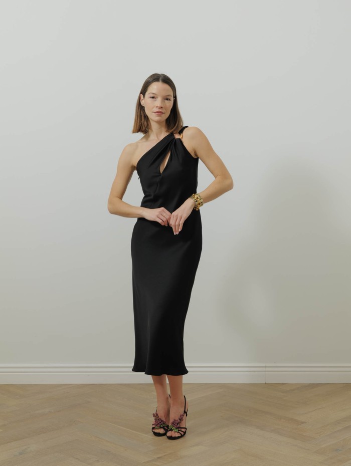Robe asymétrique noire - Mssentrata - Max mara