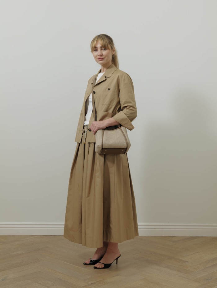 Veste en coton beige - Smmrenata - Max Mara
