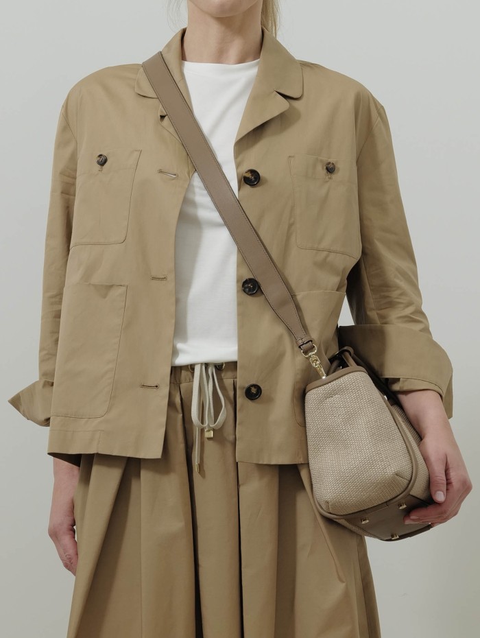 Veste en coton beige - Smmrenata - Max Mara