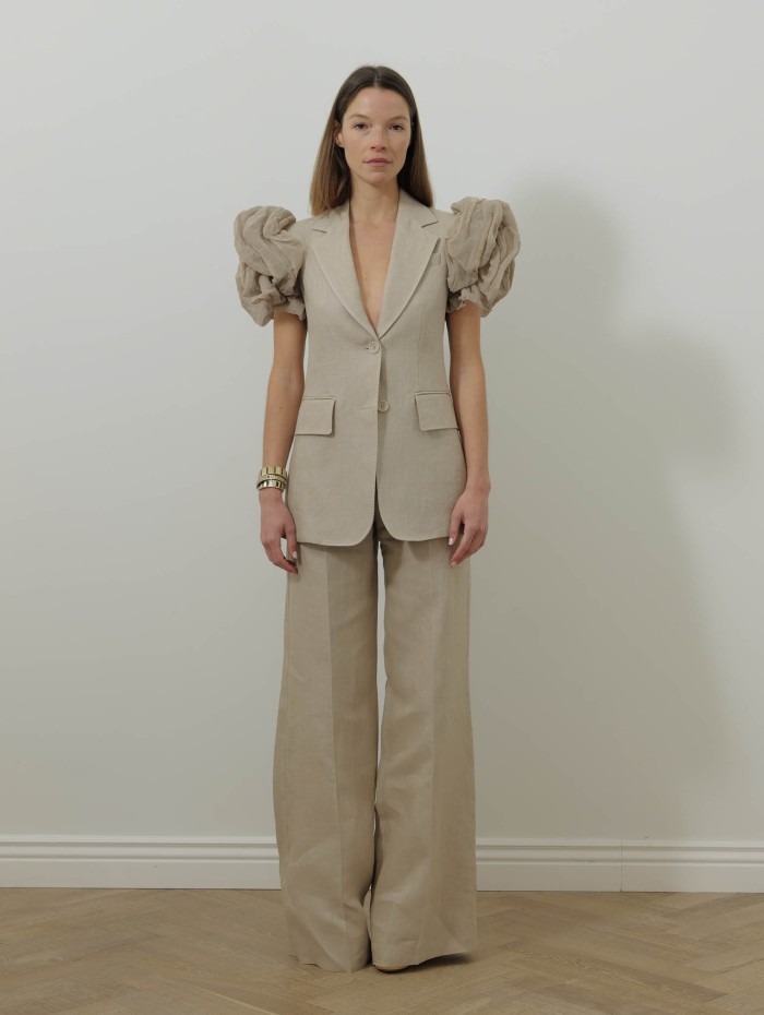 Pantalon long pur lin - Mxsangus - Max Mara