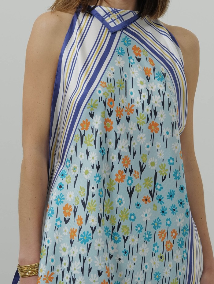 Top en soie - Small flower top - Lanvin