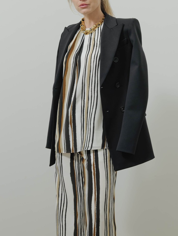 Haut sans manches en soie - Mst ancora