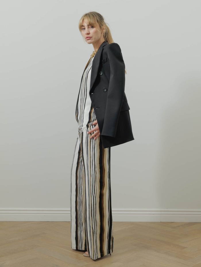 Pantalon palazzo en soie - Mstpagano - Max Mara