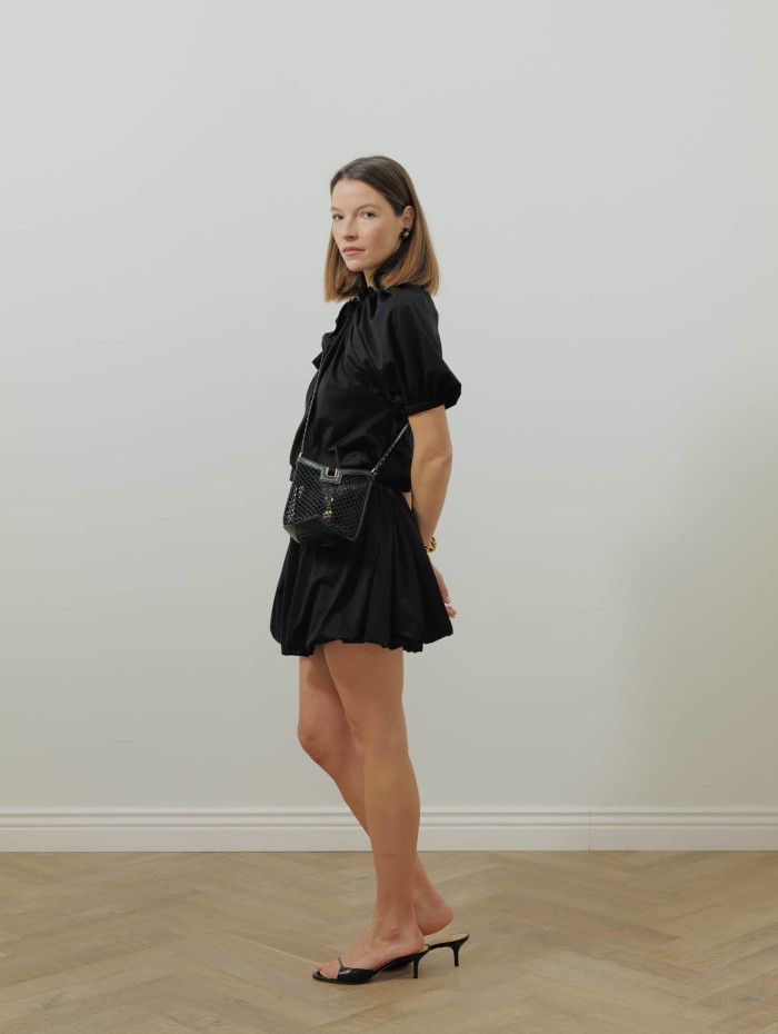 Robe courte en coton - Volume mini jersey dress - Patou