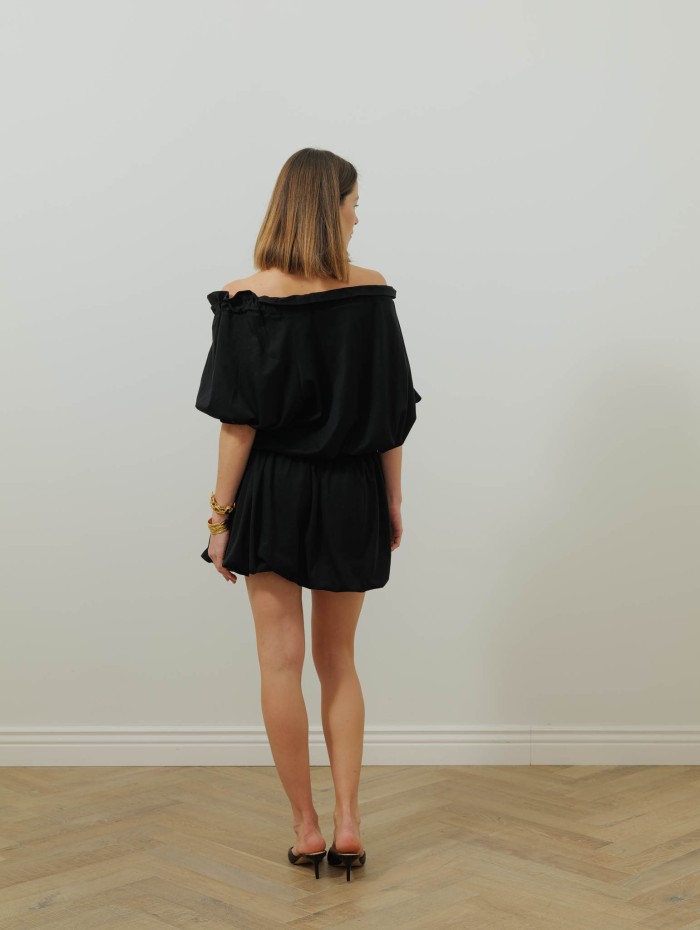 Robe courte en coton - Volume mini jersey dress - Patou