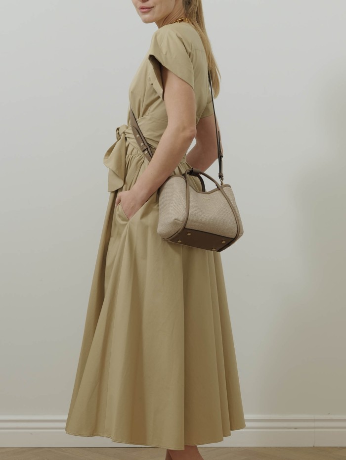 Robe midi nouée - Safari - Patou