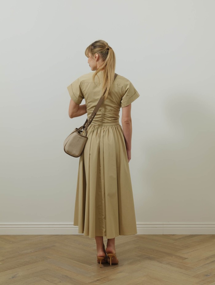 Robe midi nouée - Safari - Patou