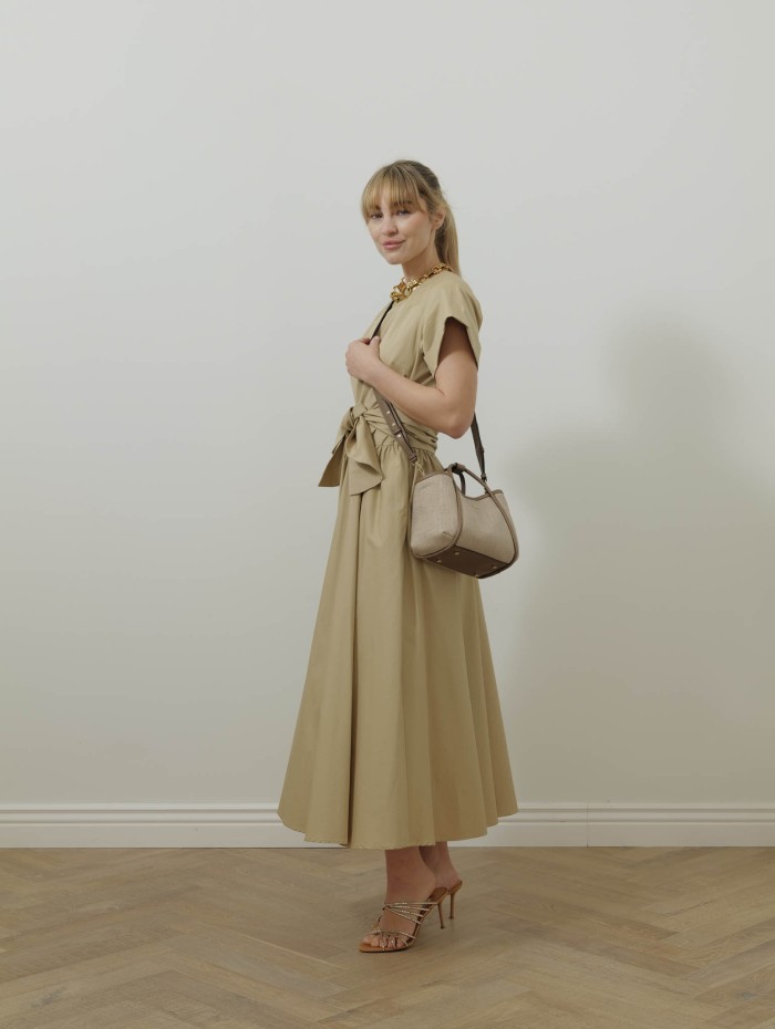 Robe midi nouée - Safari - Patou