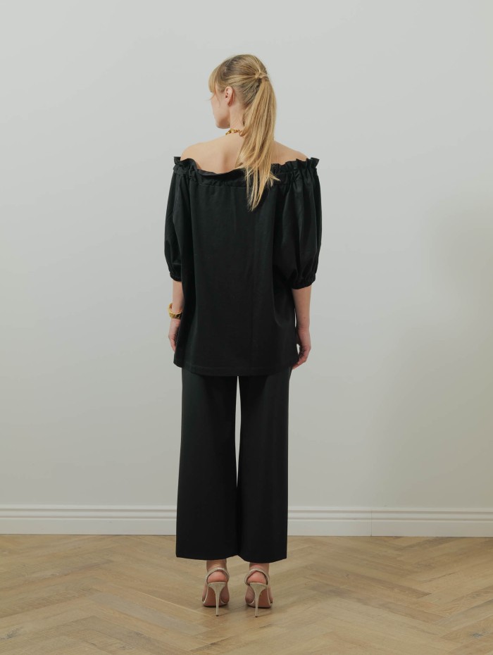 Haut en coton - Noir - Patou